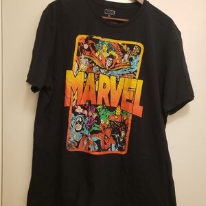 Marvel Men's Size XL Black Graphic T-Shirt